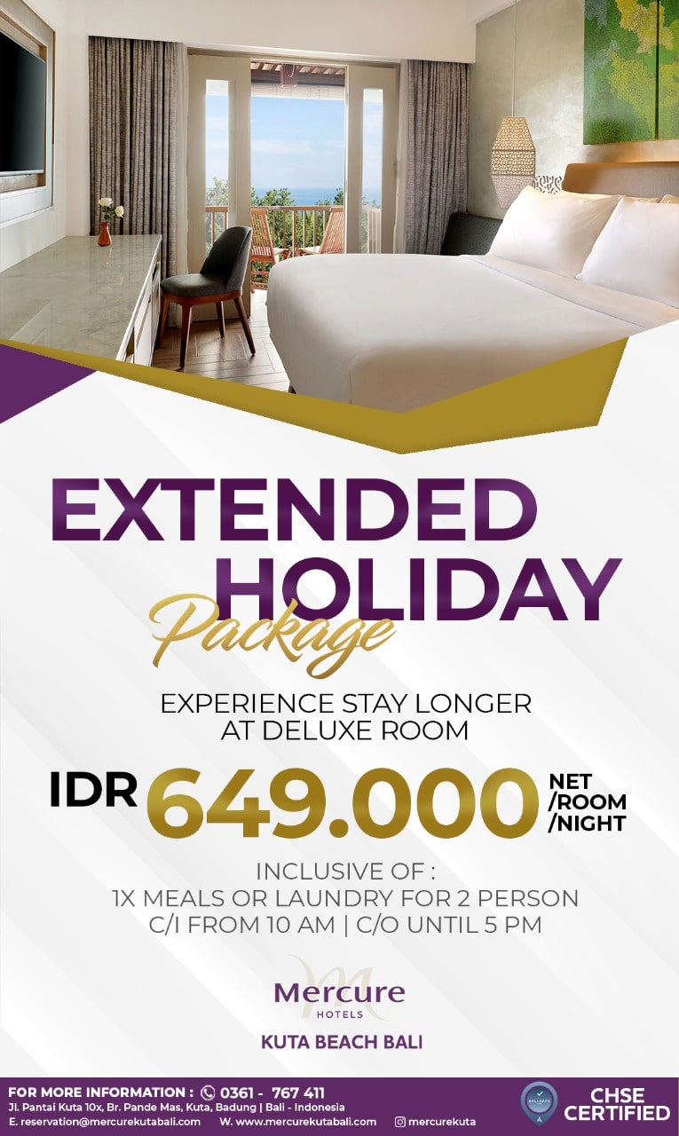 Mercure Hotels Extended Holiday Package